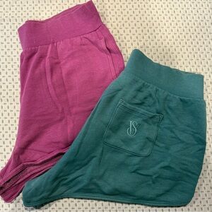 Victoria's Secret Pink and Teal Shorts